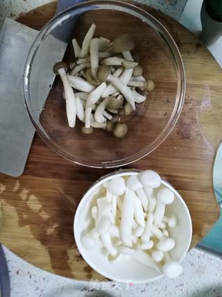 鸡丝青豆菌菇粥的做法步骤:12