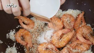 避风塘炒虾的做法步骤:7