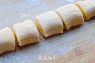 南瓜豆沙包的做法步骤:4
