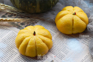 南瓜豆沙包的做法步骤:10
