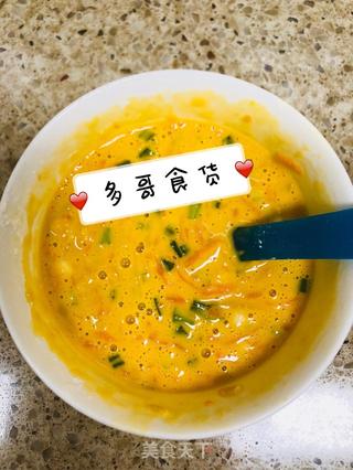 早餐必备~蔬菜鸡蛋饼的做法步骤:5