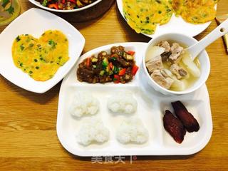 早餐必备~蔬菜鸡蛋饼的做法步骤:8