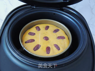 葡萄干南瓜发糕的做法步骤:17
