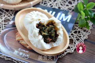 小白菜肉末大蒸包的做法步骤:17