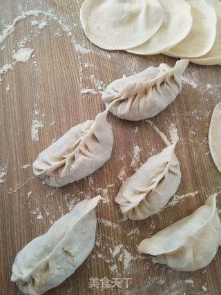 韭菜虾仁鸡蛋蒸饺的做法步骤:4