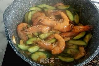 鲜虾小炒脱糖饭的做法步骤:8