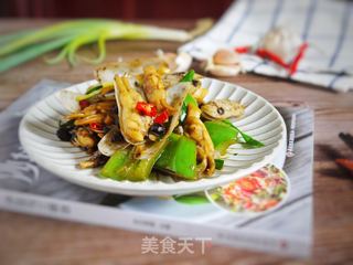 豉汁蛏子的做法步骤:8