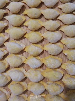 扁豆猪肉南瓜面水饺的做法步骤:6