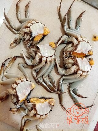 吮指香辣蟹的做法步骤:4