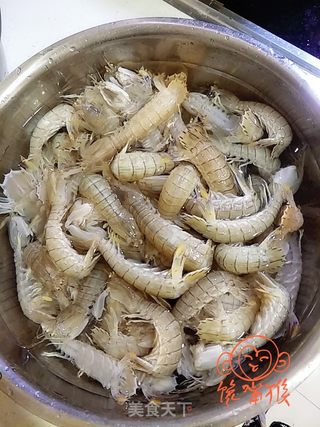 清蒸皮皮虾的做法步骤：1