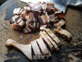 腊味煲仔饭的做法步骤:3