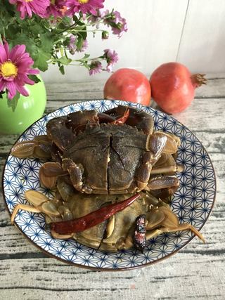 腌铁脚蟹的做法步骤:16