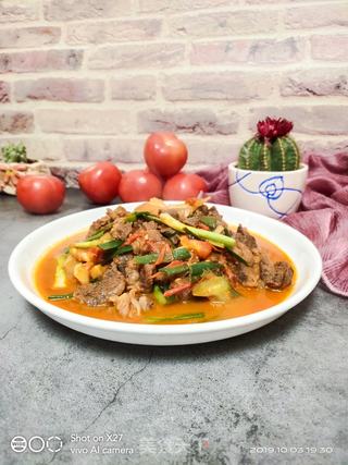 嫩姜炖牛腩的做法步骤:12