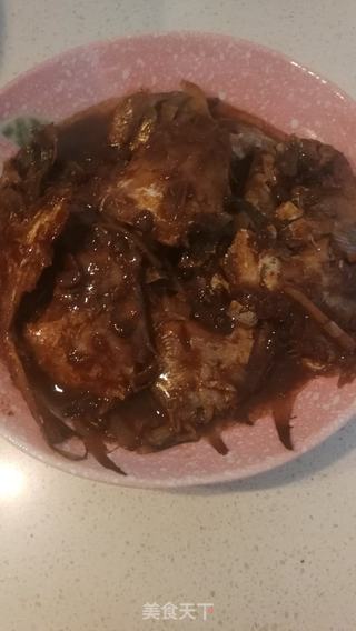 酱焖鲳鱼的做法步骤:9