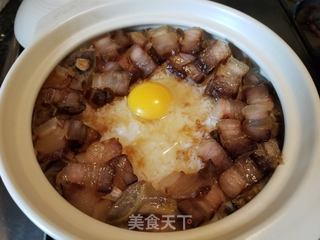 腊味煲仔饭的做法步骤:10