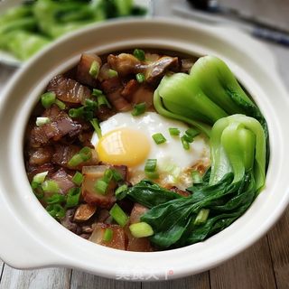 腊味煲仔饭的做法步骤:12