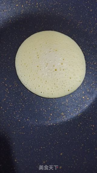 香蕉松饼的做法步骤:6