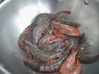 黑胡椒炒大虾的做法步骤:5