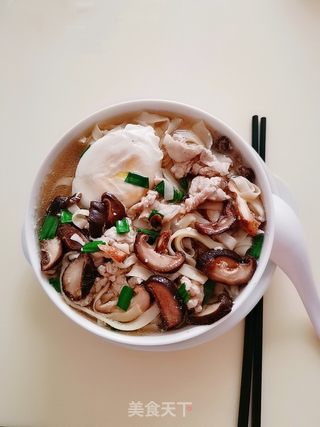 鸡蛋牛奶手擀面的做法步骤:18