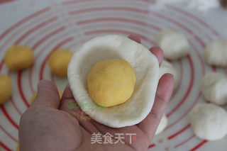 南瓜开花馒头的做法步骤:7
