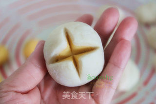 南瓜开花馒头的做法步骤:8