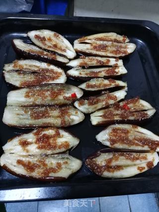 蒜香烤茄子的做法步骤:6