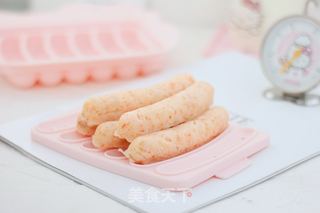 宝宝辅食:自制宝宝虾肠的做法步骤:9