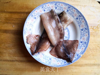 鱿鱼糯米饭的做法步骤:2