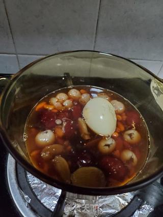 桂圆红枣煮鸡蛋的做法步骤：6