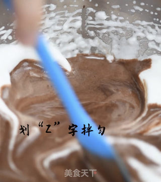 低卡可可戚风蛋糕的做法步骤:9
