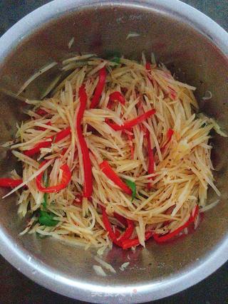 #土豆丝口袋饼的做法图解8