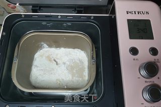 双色抹茶蜜豆吐司的做法步骤：2
