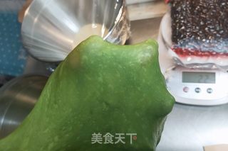 双色抹茶蜜豆吐司的做法步骤:8