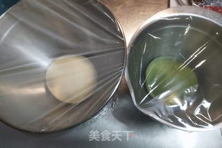 双色抹茶蜜豆吐司的做法步骤:9