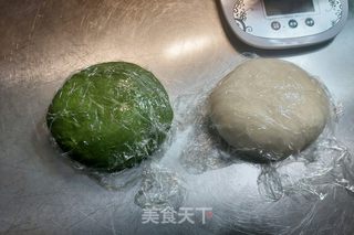 双色抹茶蜜豆吐司的做法步骤:11