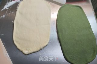 双色抹茶蜜豆吐司的做法步骤:12