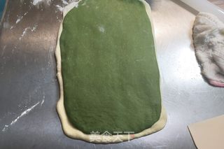 双色抹茶蜜豆吐司的做法步骤:13