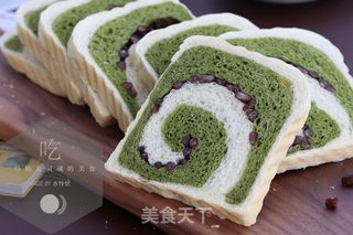 双色抹茶蜜豆吐司的做法步骤:20
