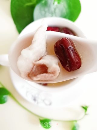 红枣和梨炖肉片的做法步骤:9