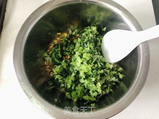 家常香菇青菜包馅料的做法步骤:4