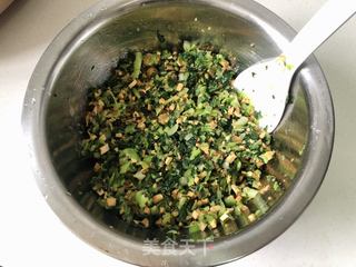 家常香菇青菜包馅料的做法步骤:5