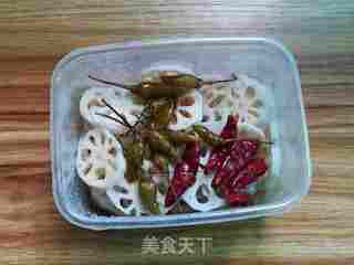 泡椒藕片的做法步骤:5