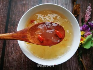 桃胶皂角米银耳羹的做法步骤:13