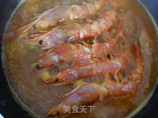 咖喱阿根廷红虾的做法步骤:5
