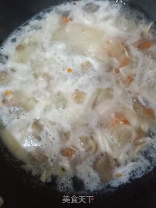 三鲜豆腐羹的做法步骤:11