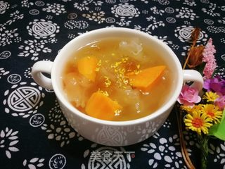 红薯桃胶银耳糖水的做法步骤:10
