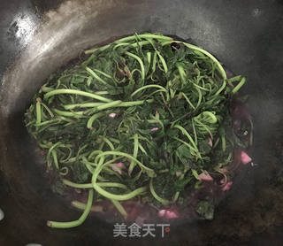 烧苋菜的做法步骤:5