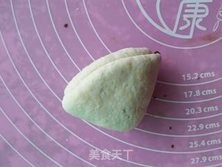 枣泥猪角形状馒头的做法步骤:7