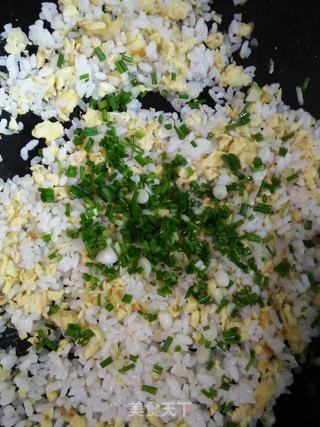 葱香蛋炒饭的做法步骤:6