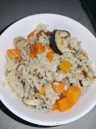 鸡腿煲仔饭的做法步骤：8